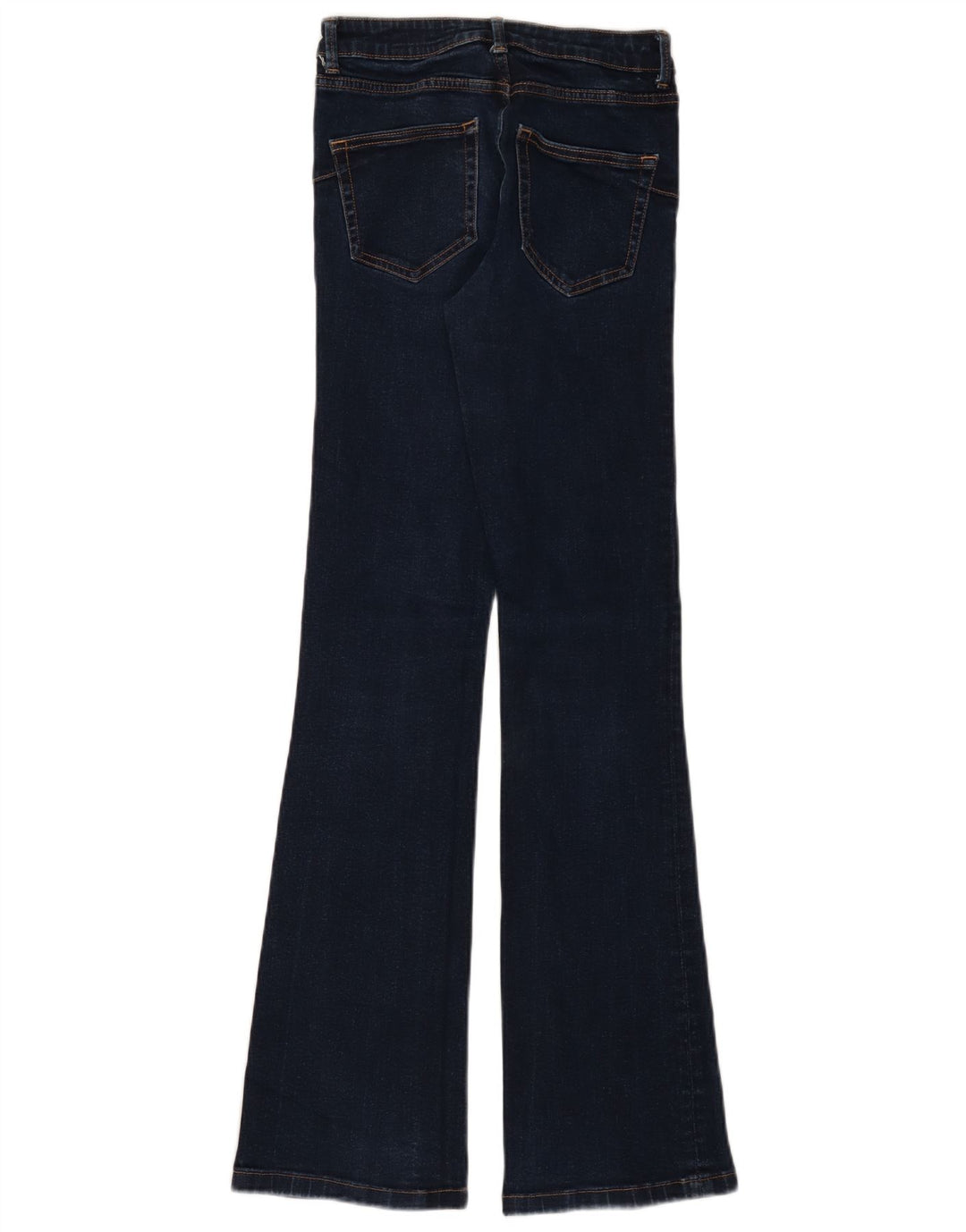 Damskie jeansy rozkloszowane Zara EU 34 2XS W24 L32 Granatowe