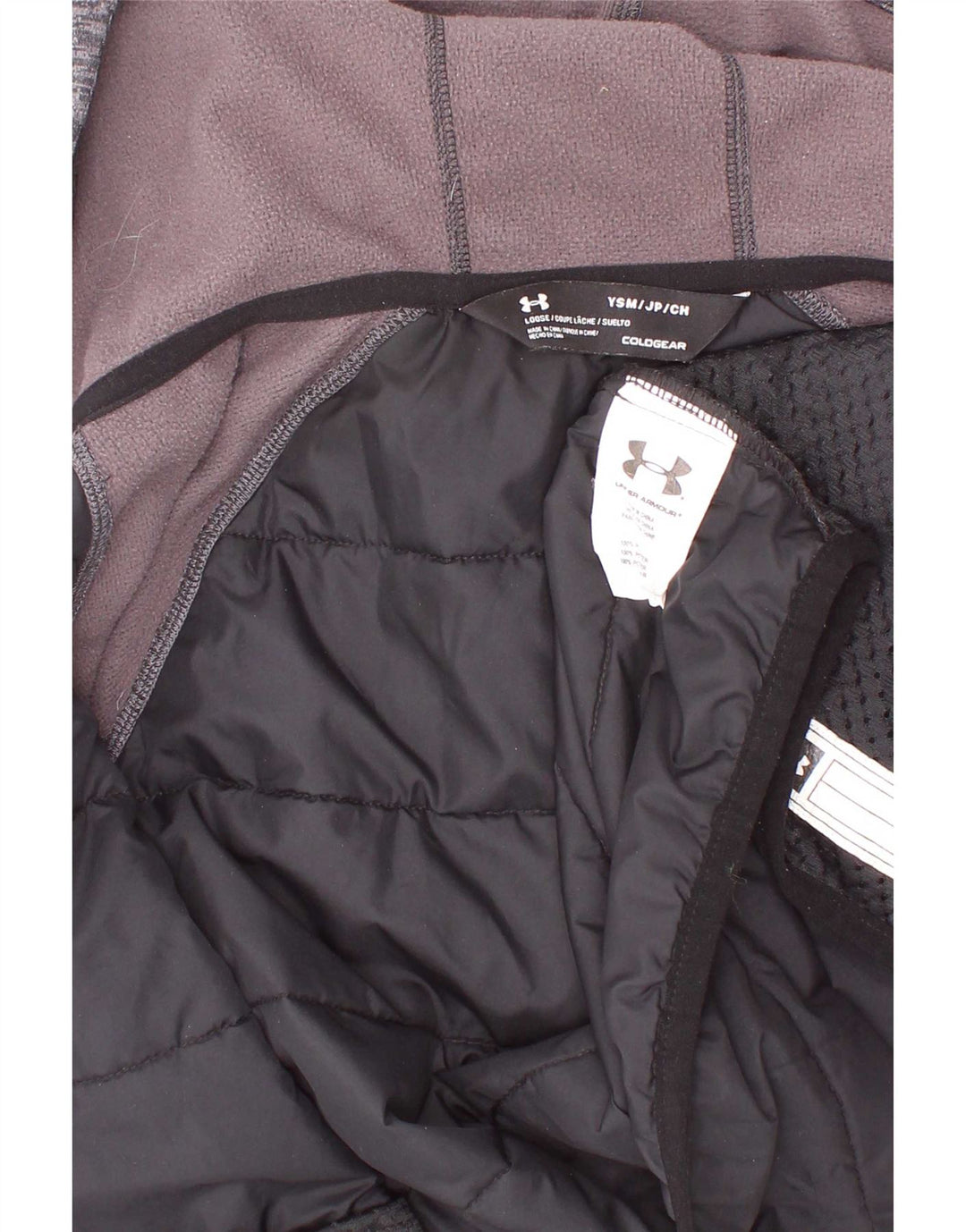Chłopięca bluza dresowa z kapturem Under Armour, 7-8 lat, mała, czarna