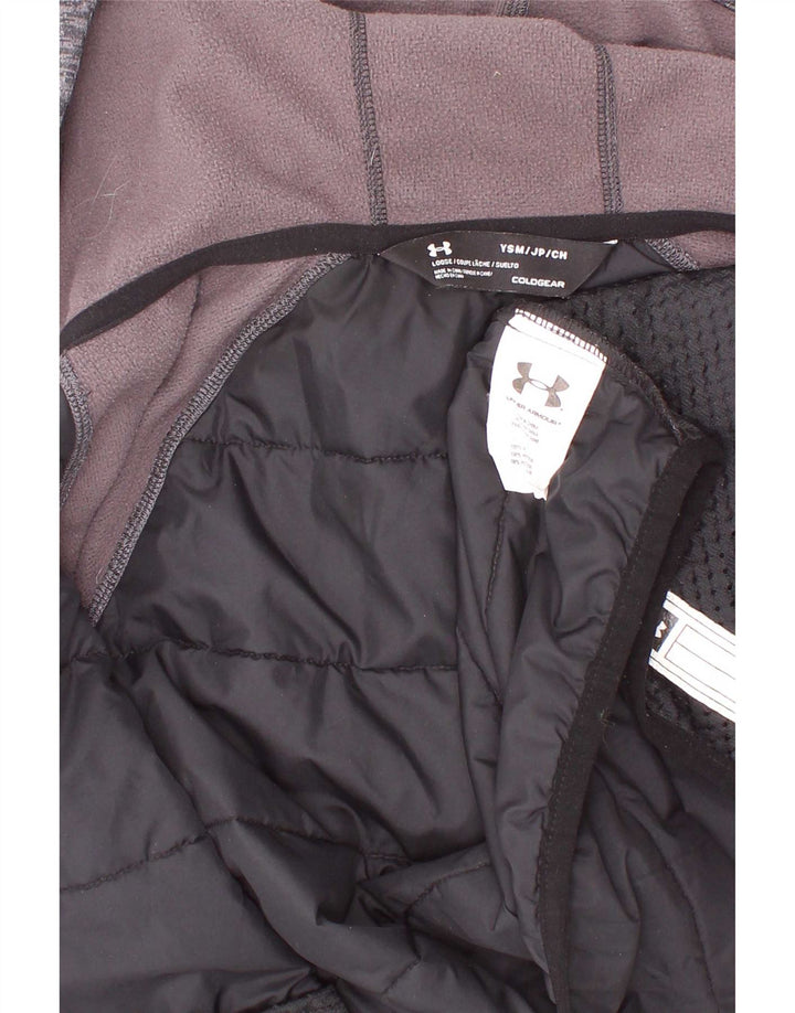 Chłopięca bluza dresowa z kapturem Under Armour, 7-8 lat, mała, czarna