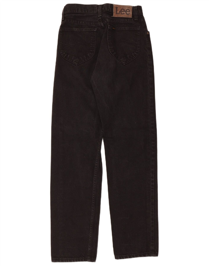 Damskie proste dżinsy LEE W36 L30 Czarna bawełna