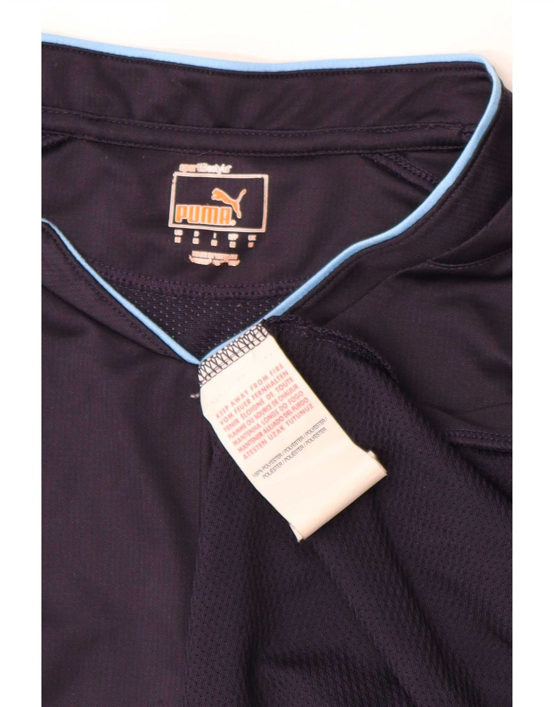 T-shirt męski Puma Top, średni, granatowy, poliester
