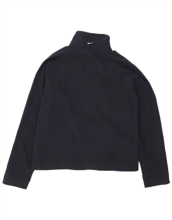 Damska kurtka dresowa NIKE US 4/6, mała, granatowa, z blokami kolorów