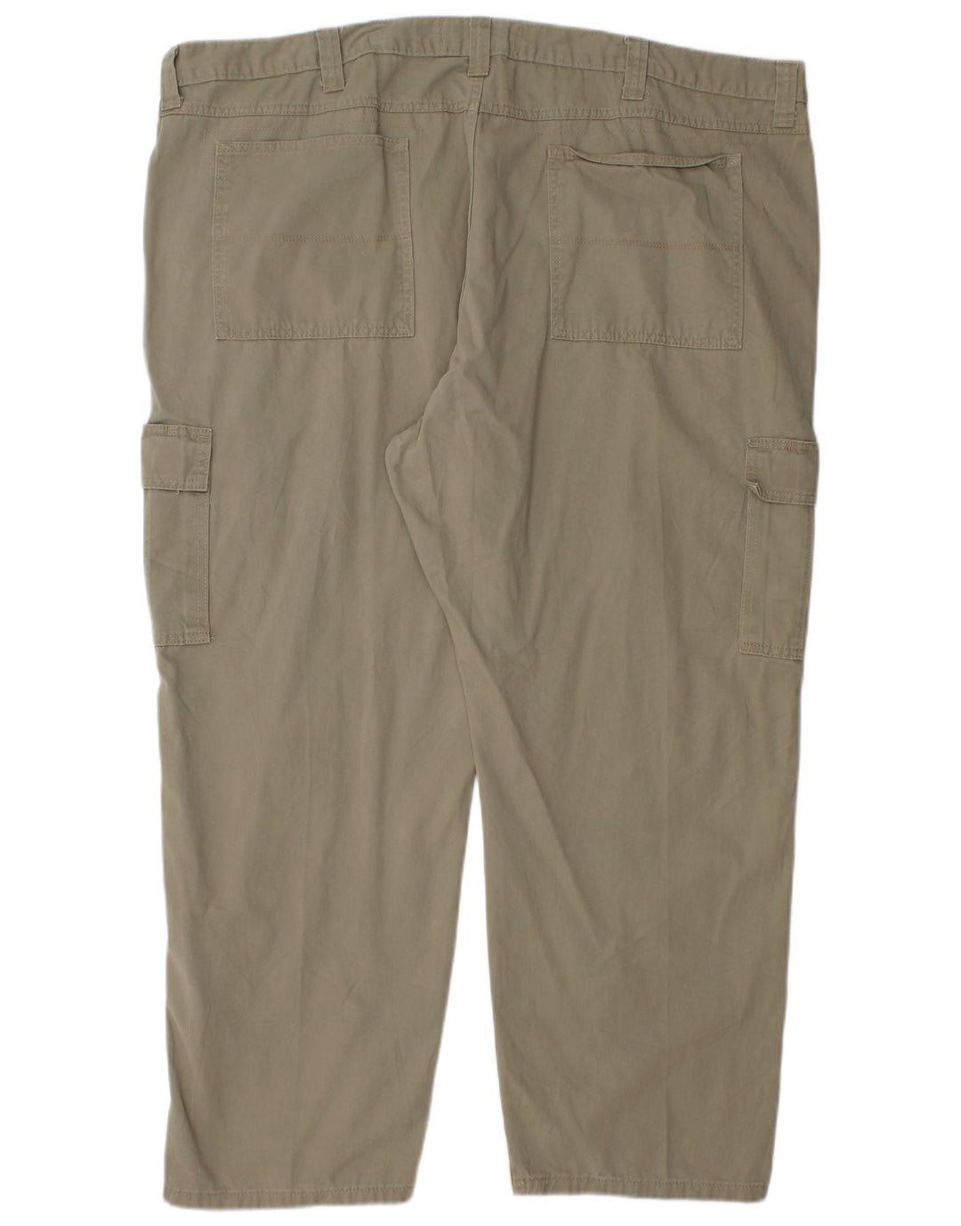 Męskie spodnie cargo WRANGLER Authentic Straight W48 L30, bawełna khaki