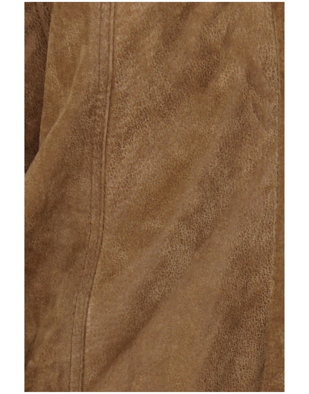 Męska kurtka shearling MONTGOMERY UK 44 2XL brązowa skóra