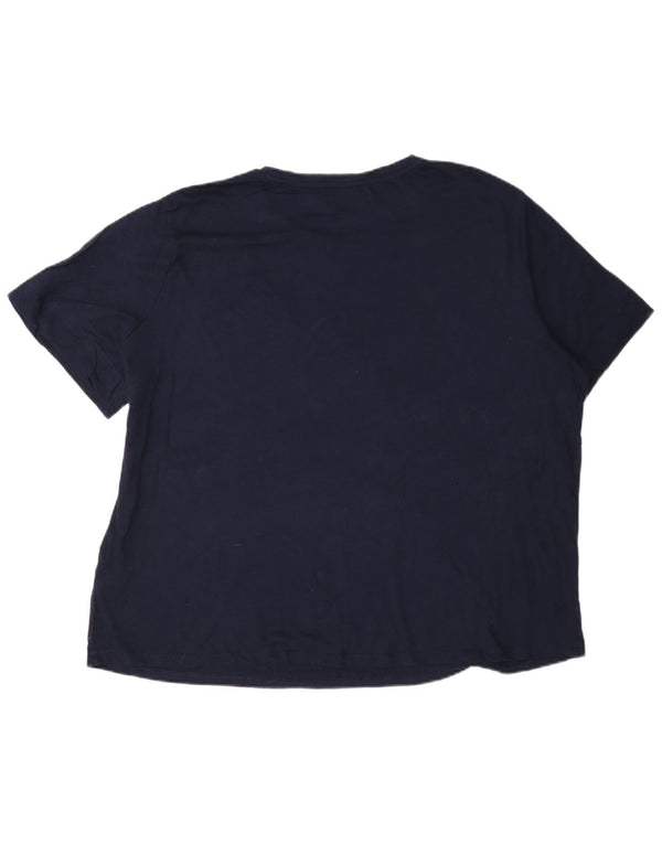 Koszulka damska Ralph Lauren Top UK 20 2XL Granatowa bawełna