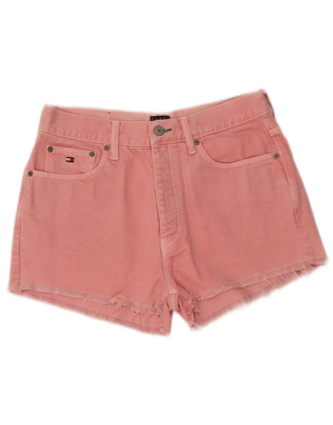 Damskie spodenki jeansowe Tommy Hilfiger W28 średni róż