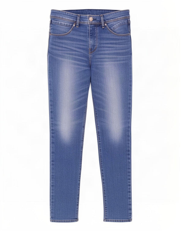 Damskie jeansy Levi's Mid Rise Skinny W28 L28 Niebieska bawełna
