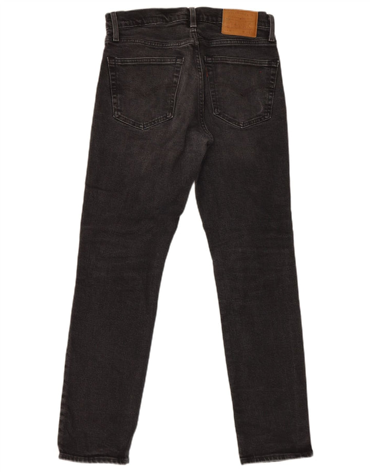 Męskie jeansy slim fit Levi's W30 L30 Czarna bawełna
