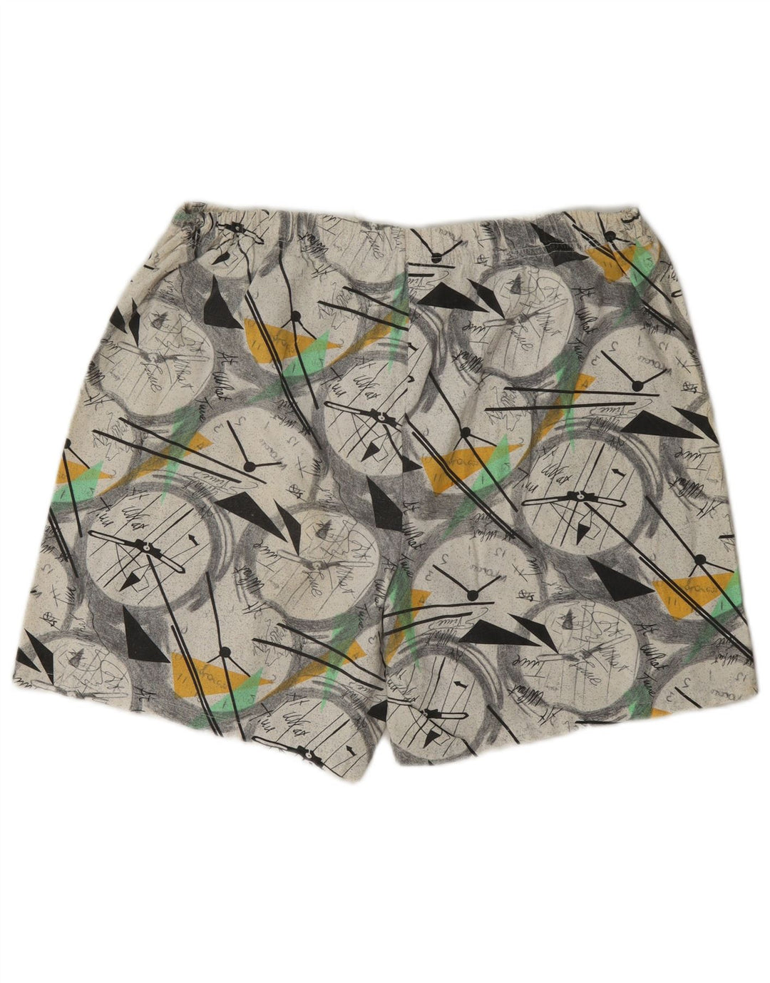 Męskie spodenki sportowe w stylu vintage, duże, wielokolorowe, geometryczne
