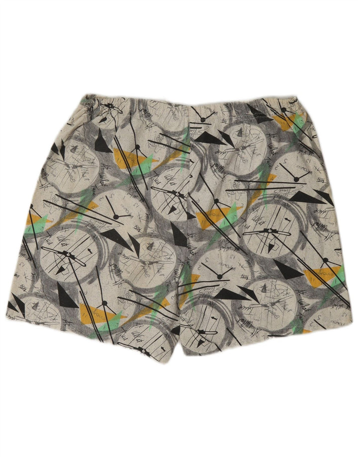 Męskie spodenki sportowe w stylu vintage, duże, wielokolorowe, geometryczne