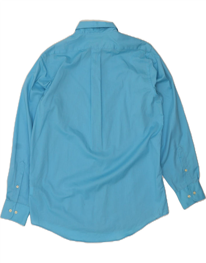 CHAPS Mens Classic Fit Shirt Size 15 1/2  Medium Blue Cotton Vintage Chaps and Second-Hand Chaps from Messina Hembry 