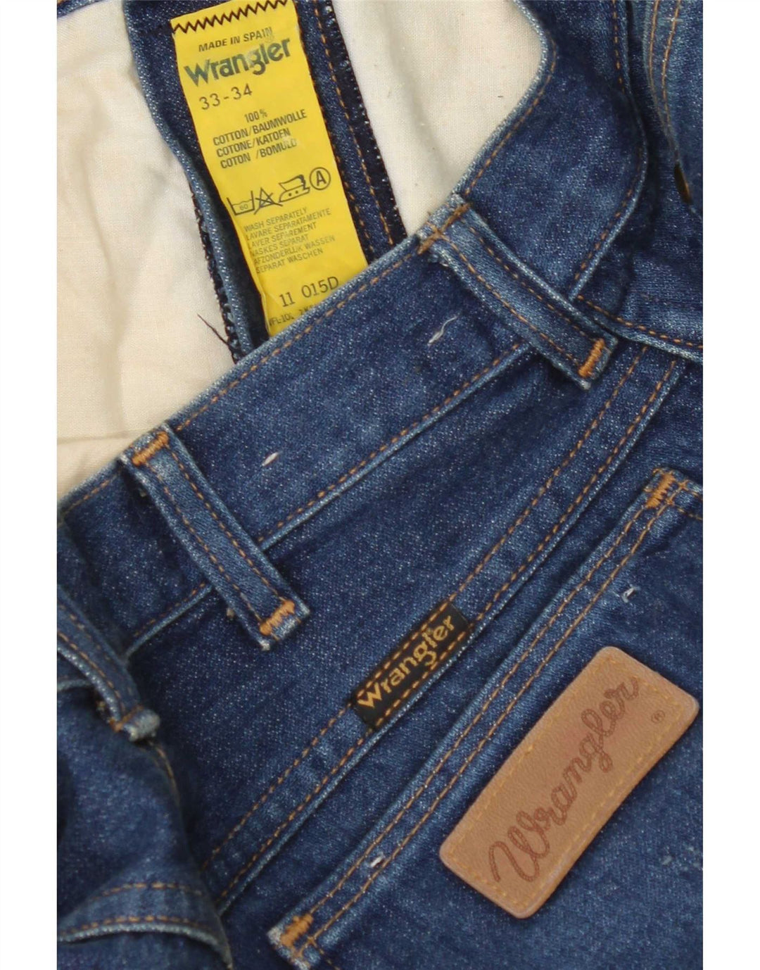 Męskie jeansy Wrangler W33 L32 Niebieskie bawełniane