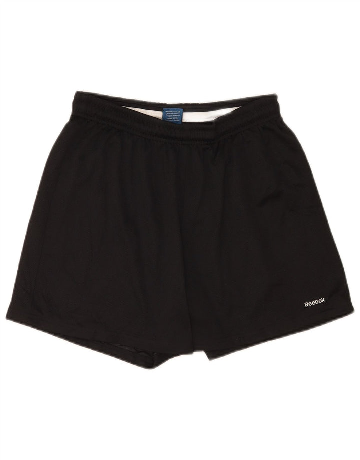 Męskie spodenki sportowe Reebok, małe, czarne, z poliestru