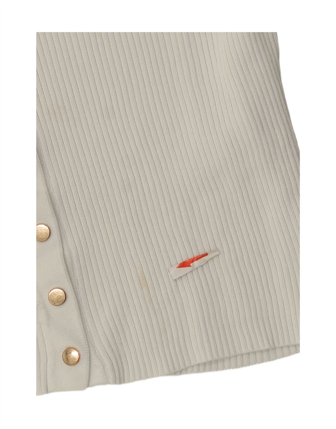 Damski krótki kardigan Zara UK 10 Small White Poliamid