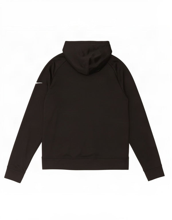 Chłopięcy sweter z kapturem Nike z grafiką, 13-14 lat, XL, czarny, poliester