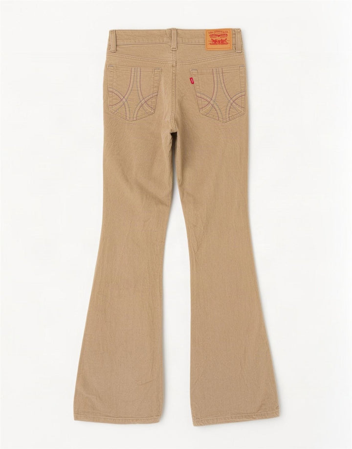 Damskie sztruksowe spodnie Levi's Stretch Flare US 5 Medium W30 L30 Beżowe