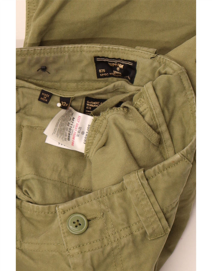 Męskie spodenki cargo Superdry W32, średnia bawełna khaki