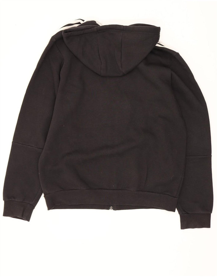 Męski sweter Adidas z zamkiem błyskawicznym, duży, czarny