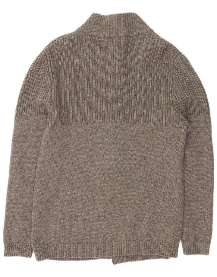 Guess Męski sweter rozpinany XL, szara wełna