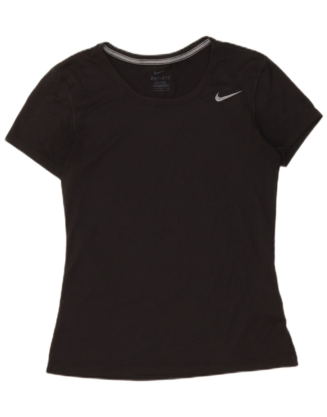 Damska koszulka NIKE Dri Fit Top UK 10, mała, czarna, poliester