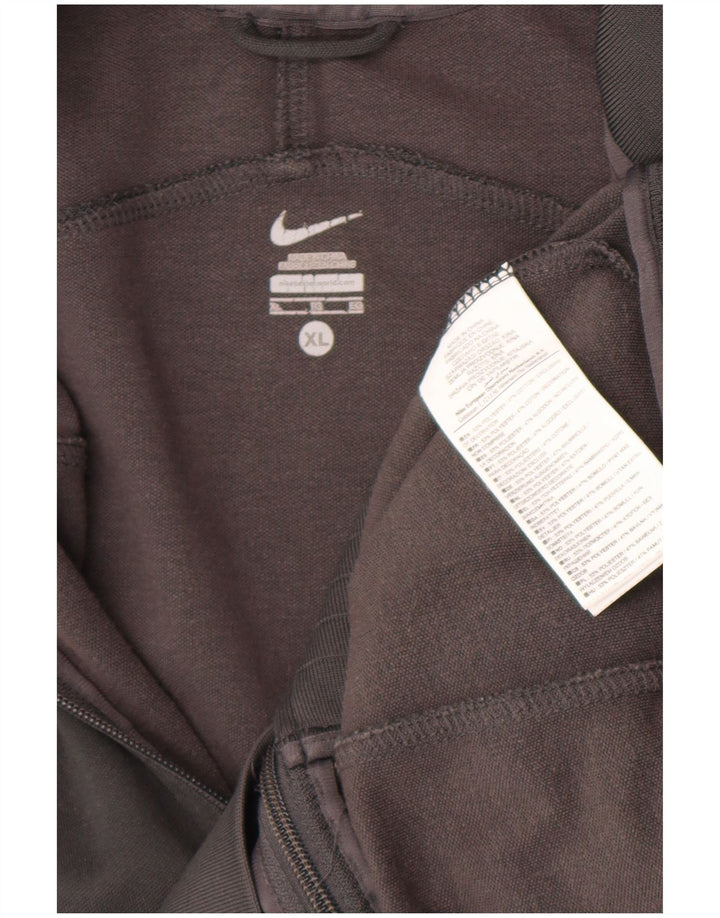 Męska kurtka dresowa Nike XL, szary, kolorowy poliester