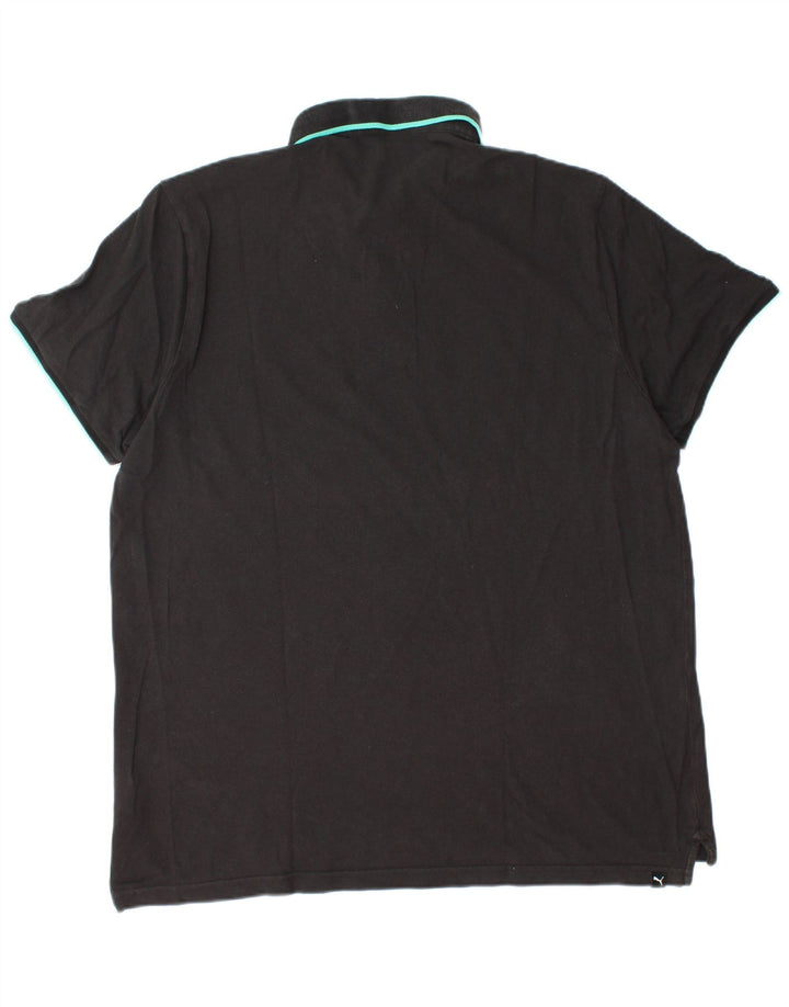 Męska koszulka polo PUMA 2XL, czarna, bawełniana