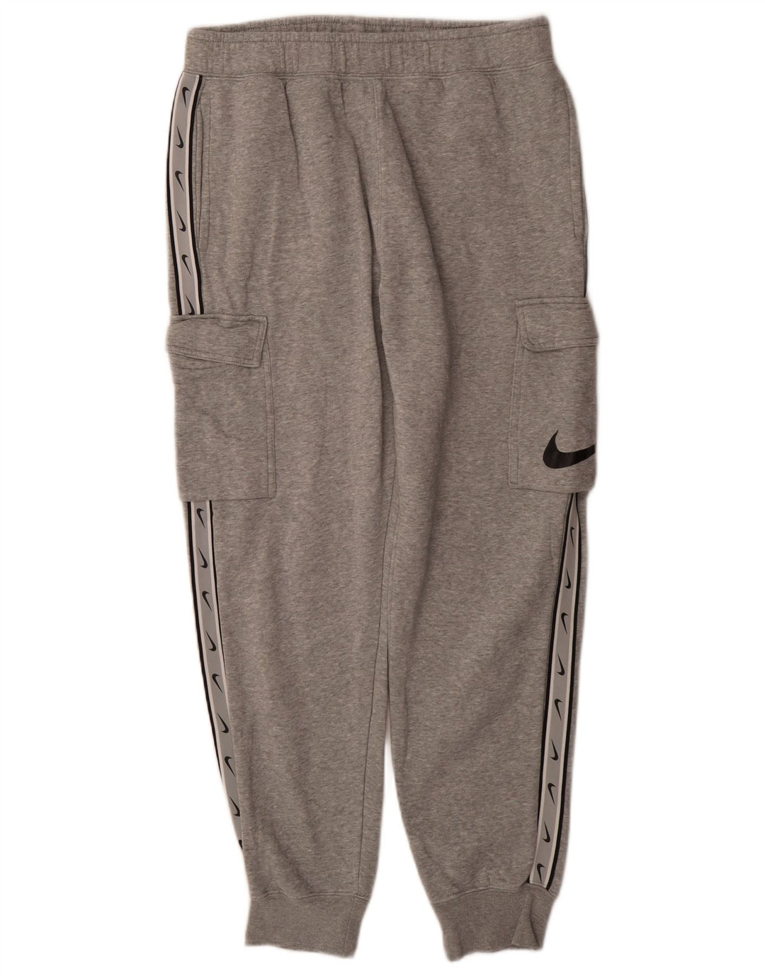 Męskie spodnie dresowe Nike Graphic Cargo Joggers, średnioszare, nakrapiane