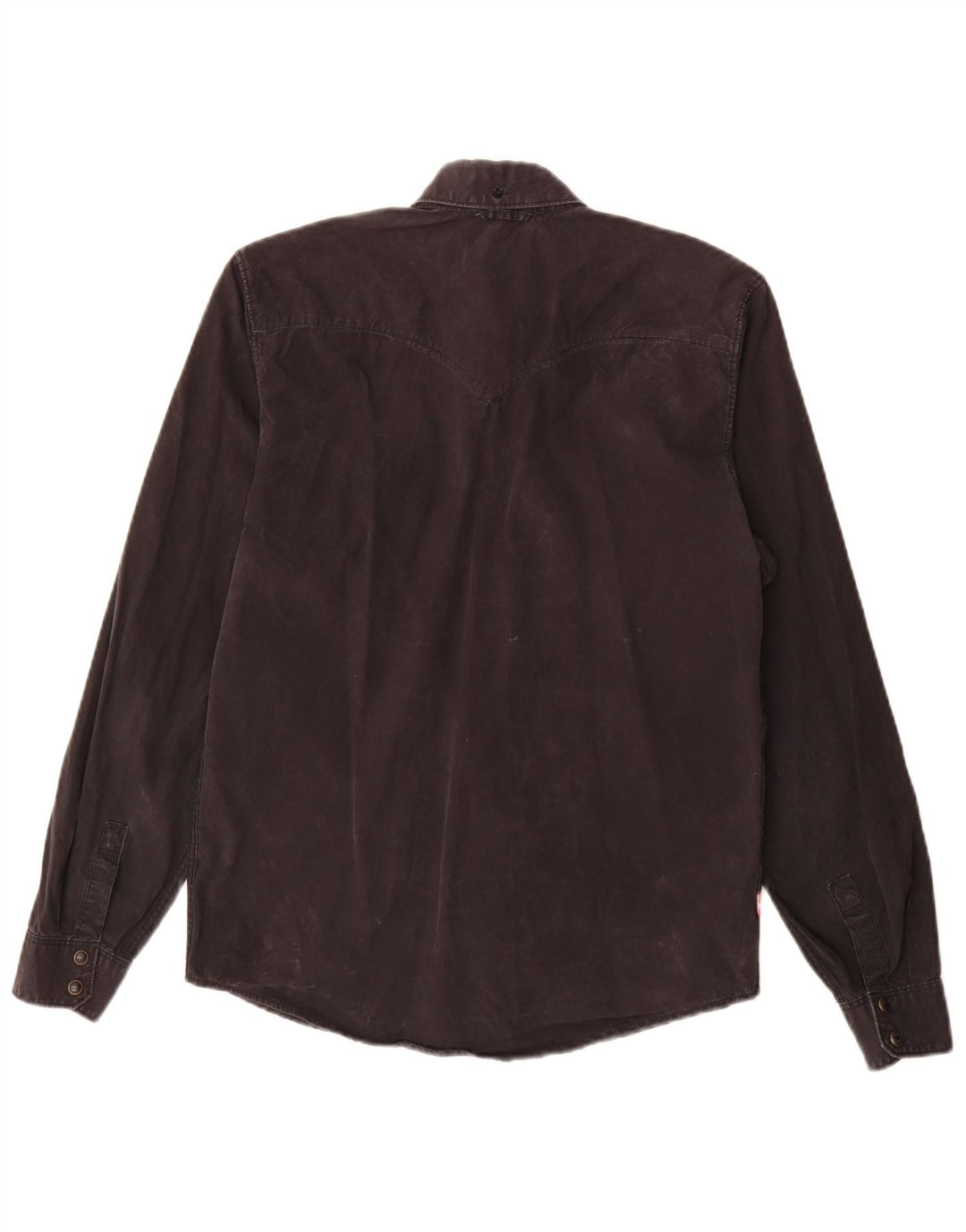 Koszula męska Levi Strauss & Co, mała, czarna, bawełniana