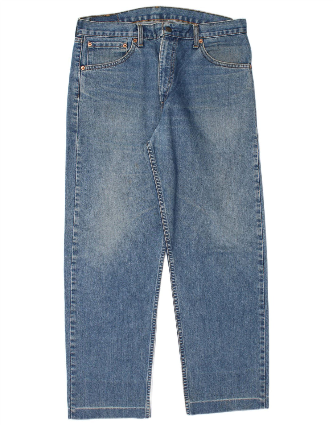 Męskie jeansy LEVI'S 521 z wysokim stanem W36 L30, niebieska bawełna