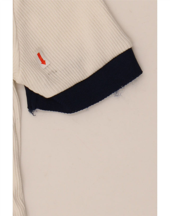 T-shirt damski Zara Top UK 12, poliester w kolorze średniej bieli