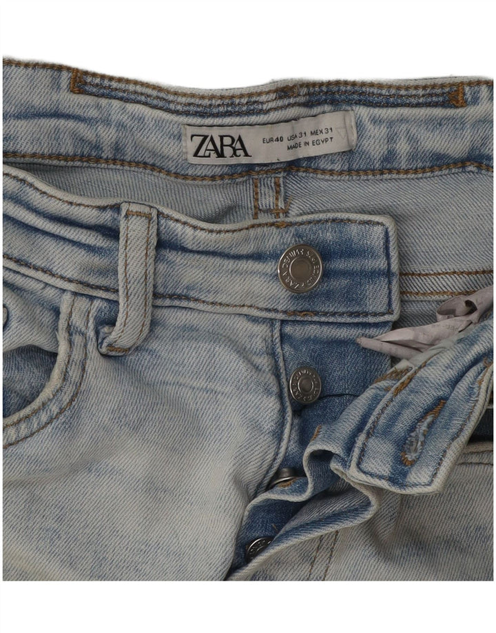 Męskie jeansy rurkowe Zara w trudnej sytuacji EU 40 Medium W31 L29 Niebieskie
