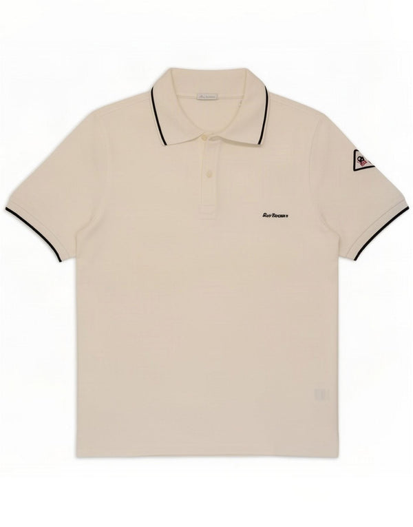 Roy Rogers Męska koszulka polo 2XL Biała bawełna