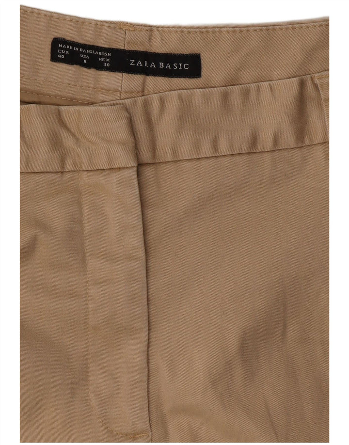 Spodnie damskie Zara Slim Chino EU 40 Medium W30 L25 Beżowe