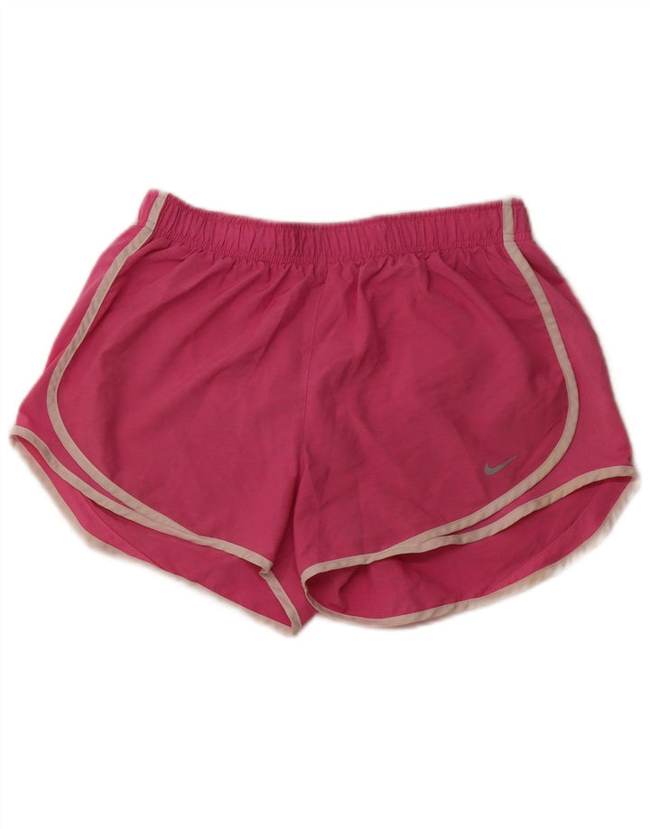 Damskie spodenki sportowe NIKE Dri Fit UK 12, średni różowy poliester