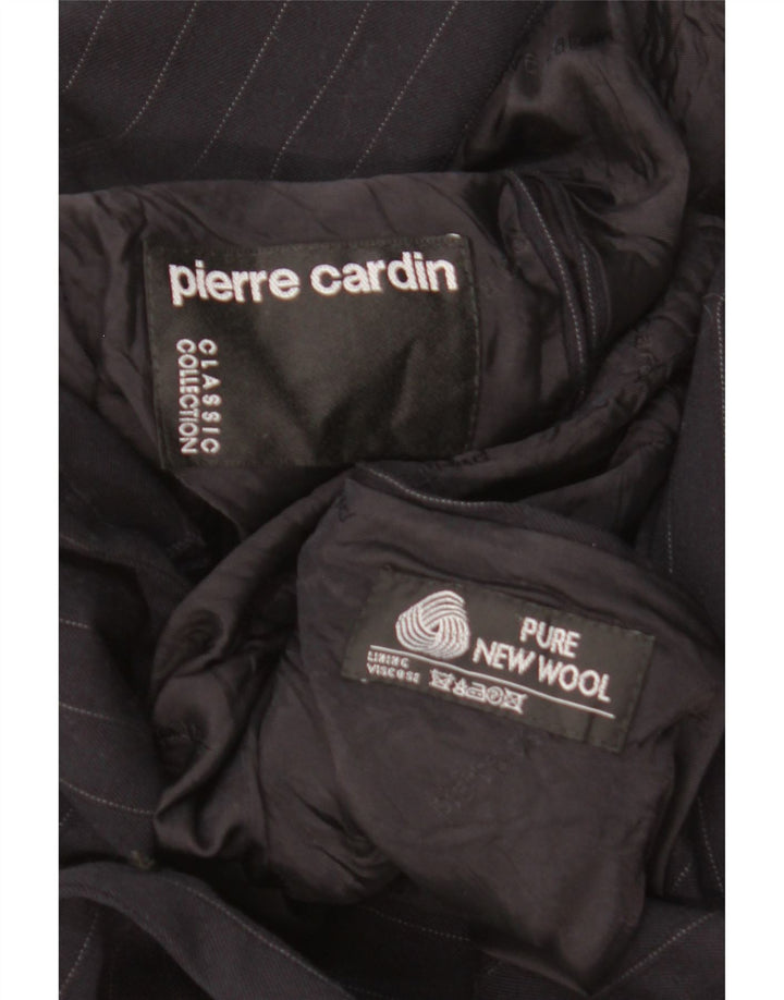 Męska marynarka dwurzędowa Pierre Cardin UK 40, duża czarna