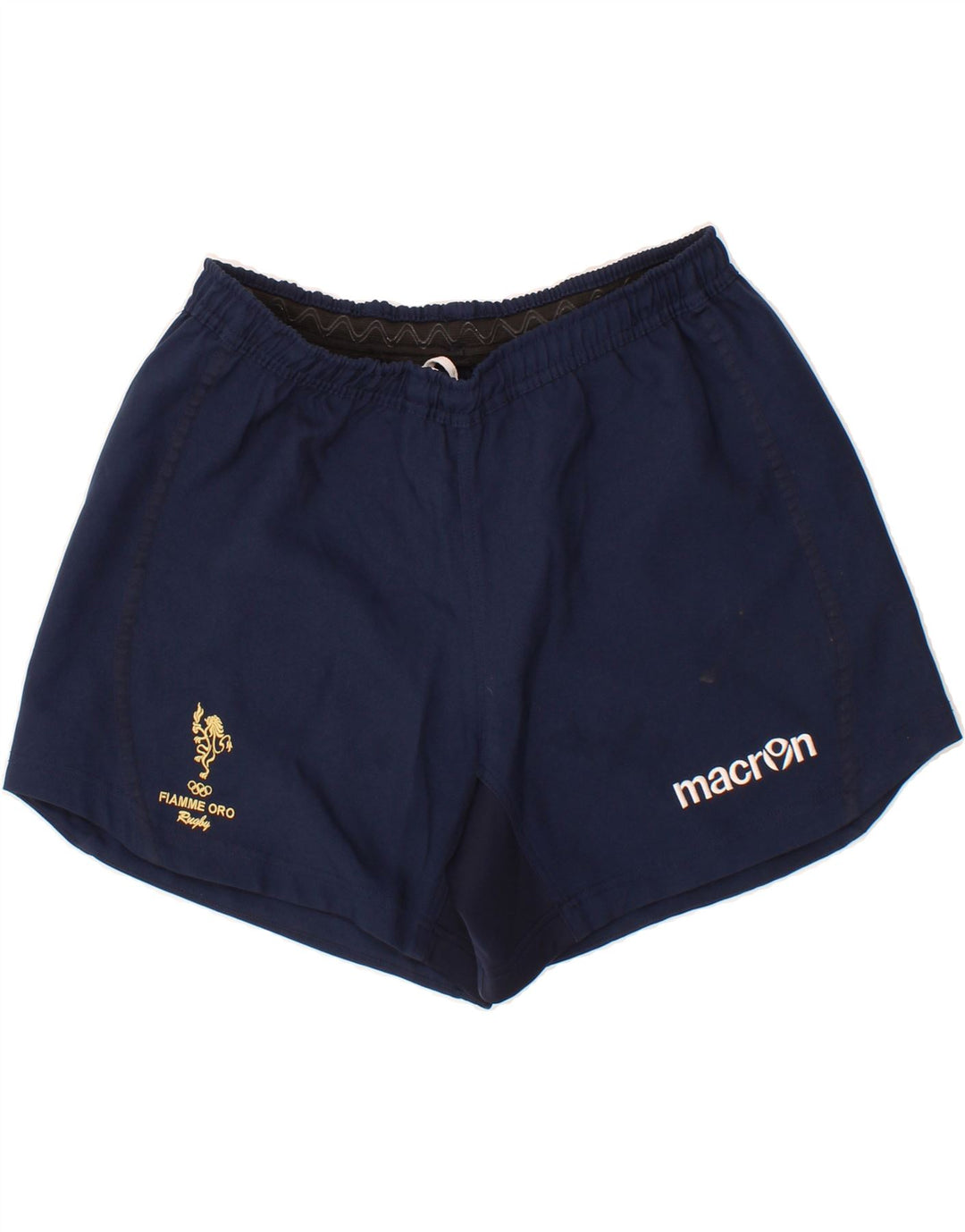 MACRON Womens Sport Shorts UK 18 XL Navy Blue Polyester Vintage Macron and Second-Hand Macron from Messina Hembry 
