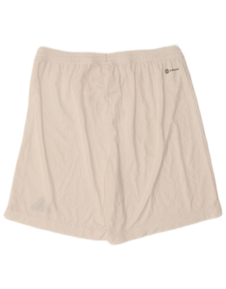Męskie spodenki sportowe Adidas Aeroready XL, biały poliester