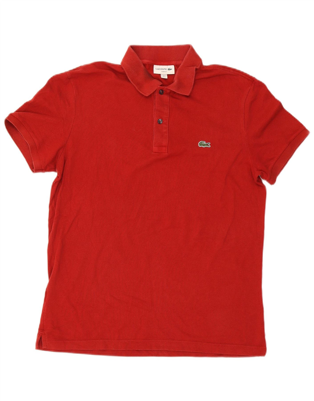 Męska koszulka polo Lacoste Slim Fit, rozmiar 5, duża czerwona