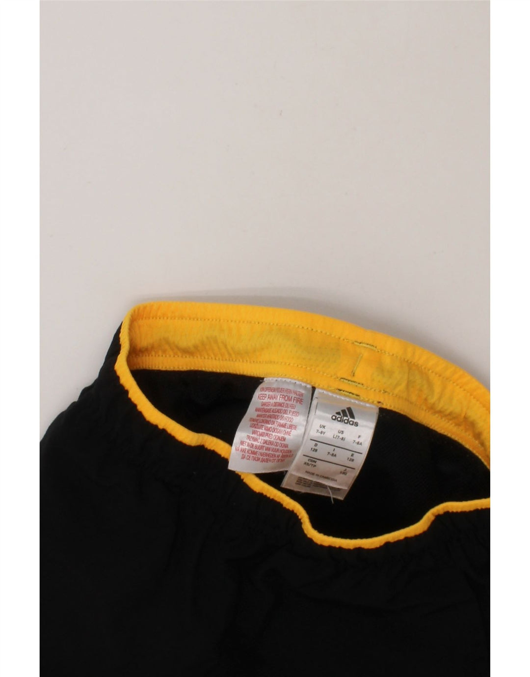 ADIDAS Boys Climalite Sport Shorts 7-8 Years  Black Polyester Vintage Adidas and Second-Hand Adidas from Messina Hembry 