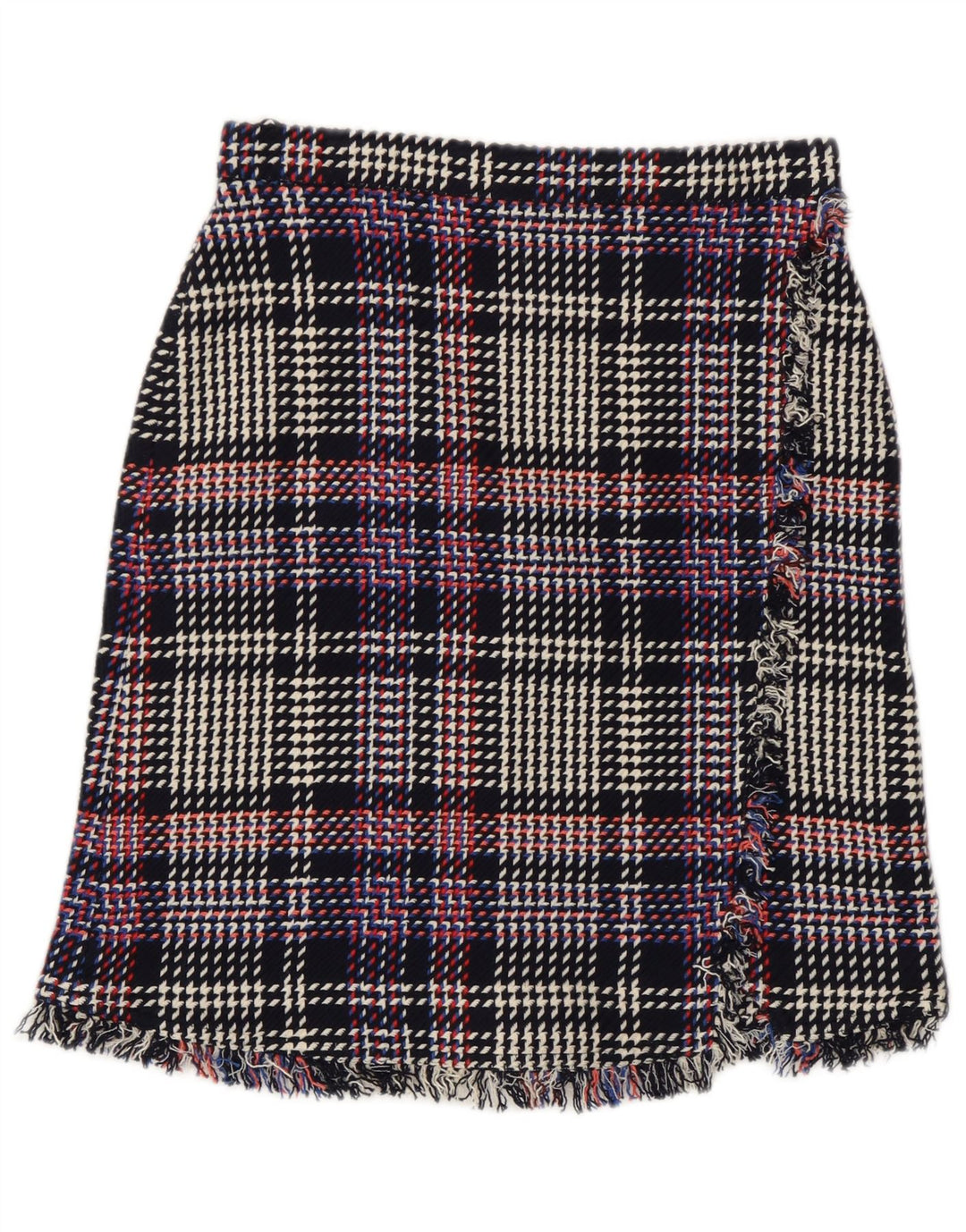 Marks & Spencer Damska prosta spódnica UK 8 Small W28 w wielobarwną kratkę