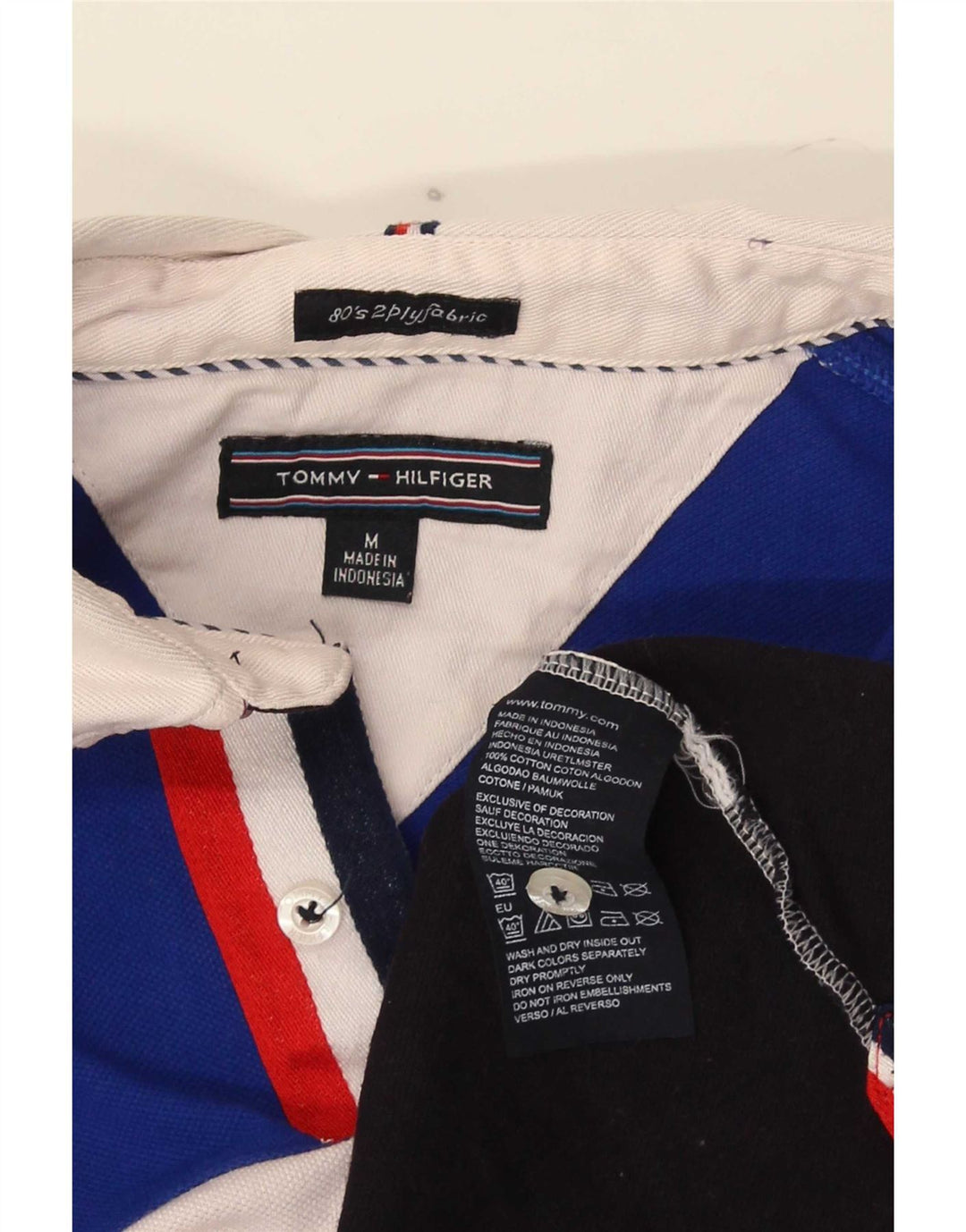 Męska koszulka polo do rugby Tommy Hilfiger, średnia, wielokolorowa