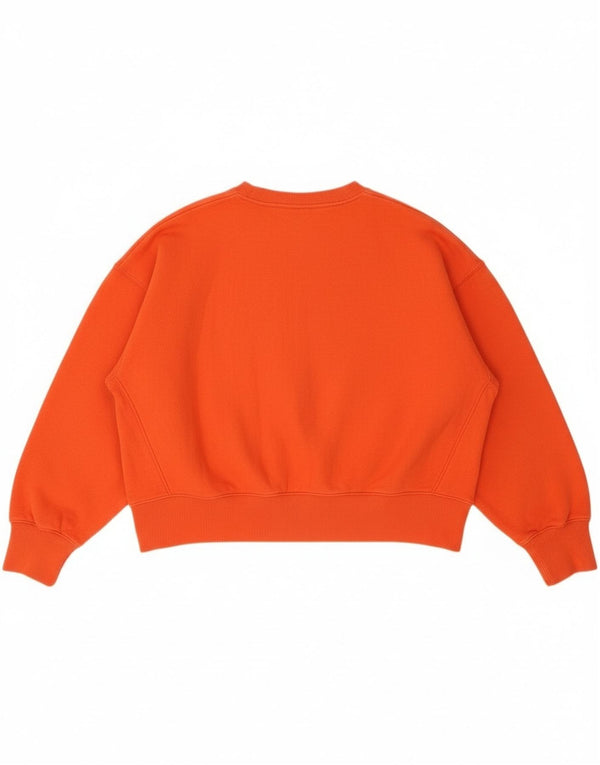 Damska bluza dresowa Nike Crop Oversize UK 14, średnia czerwona bawełna