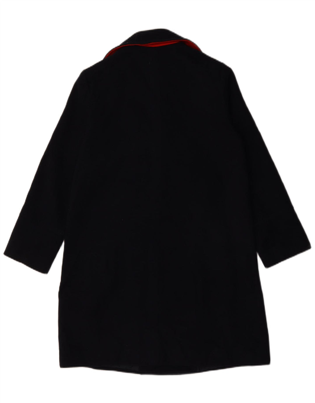 Topshop damski płaszcz oversize z podwójnymi piersiami UK 6 XS granatowy poliester