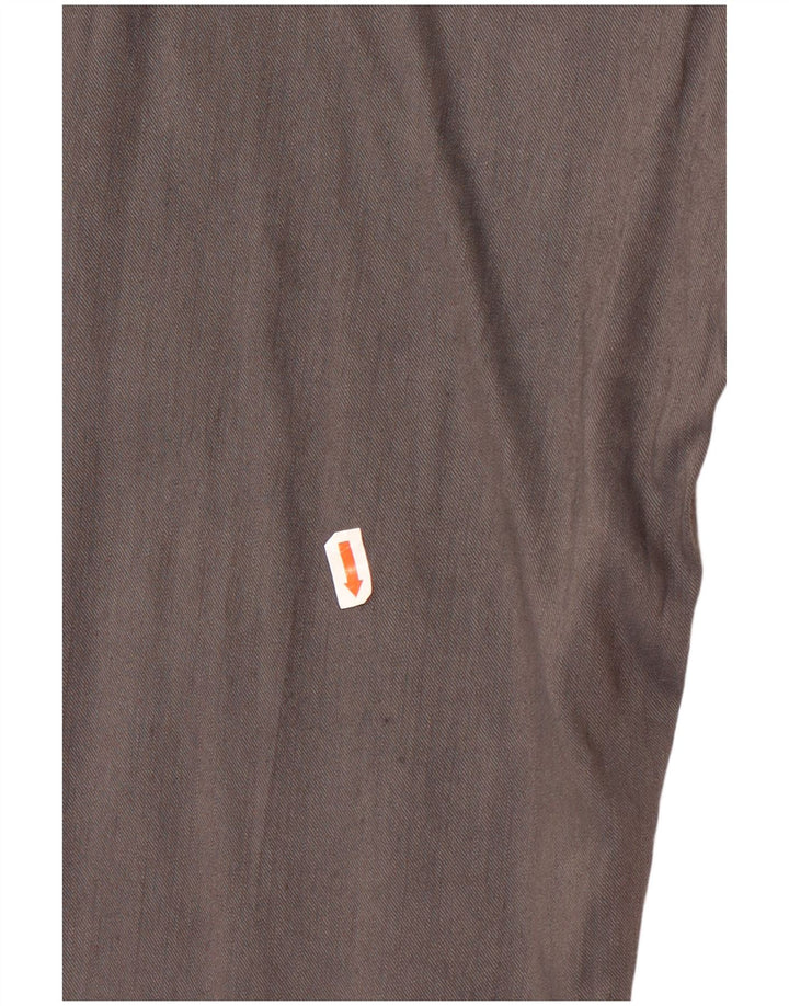 Damskie spodnie chino Jigsaw UK 12 Medium W32 L28 Szare lniane