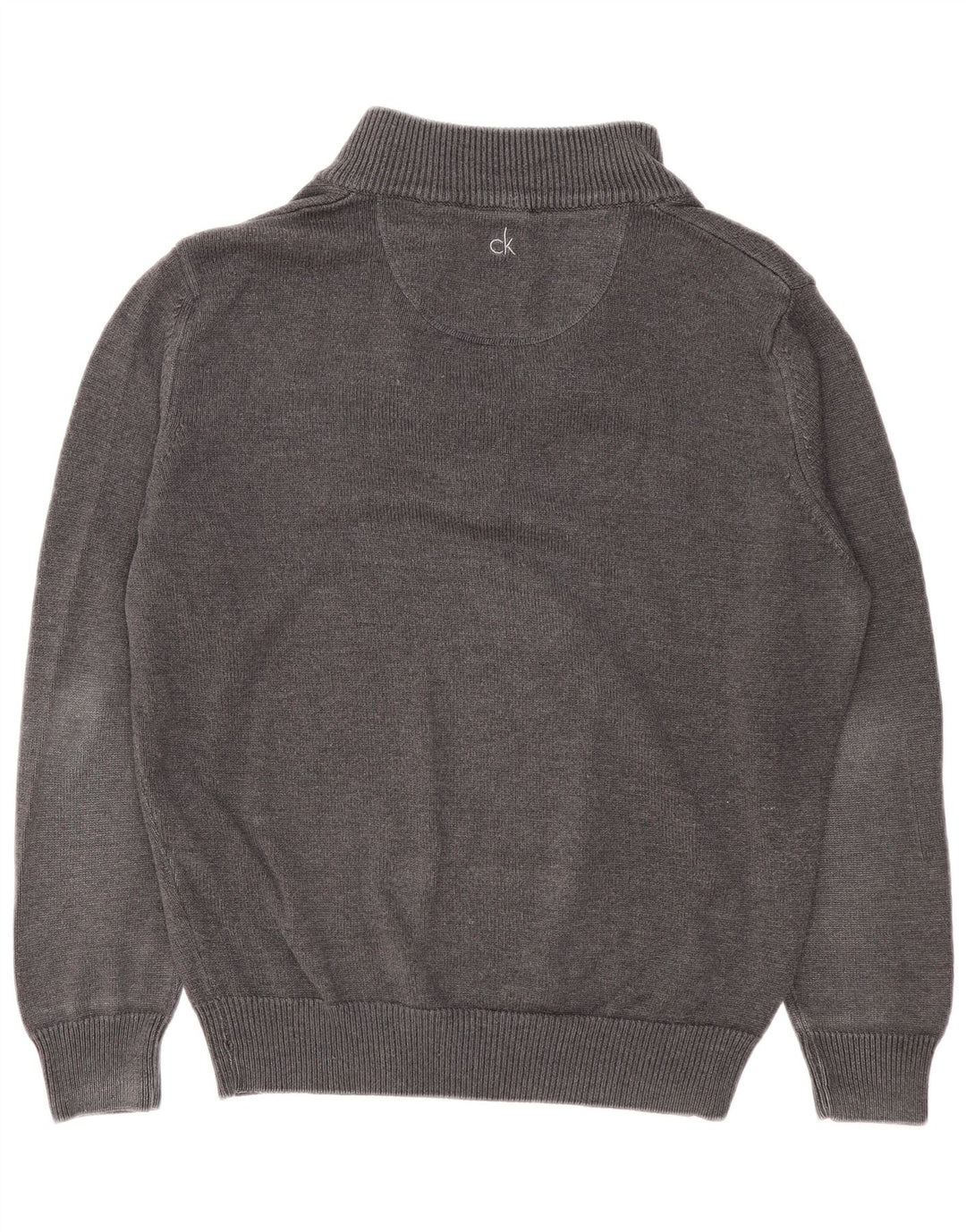 Męski sweter zapinany na zamek Calvin Klein XL, szary, bawełniany