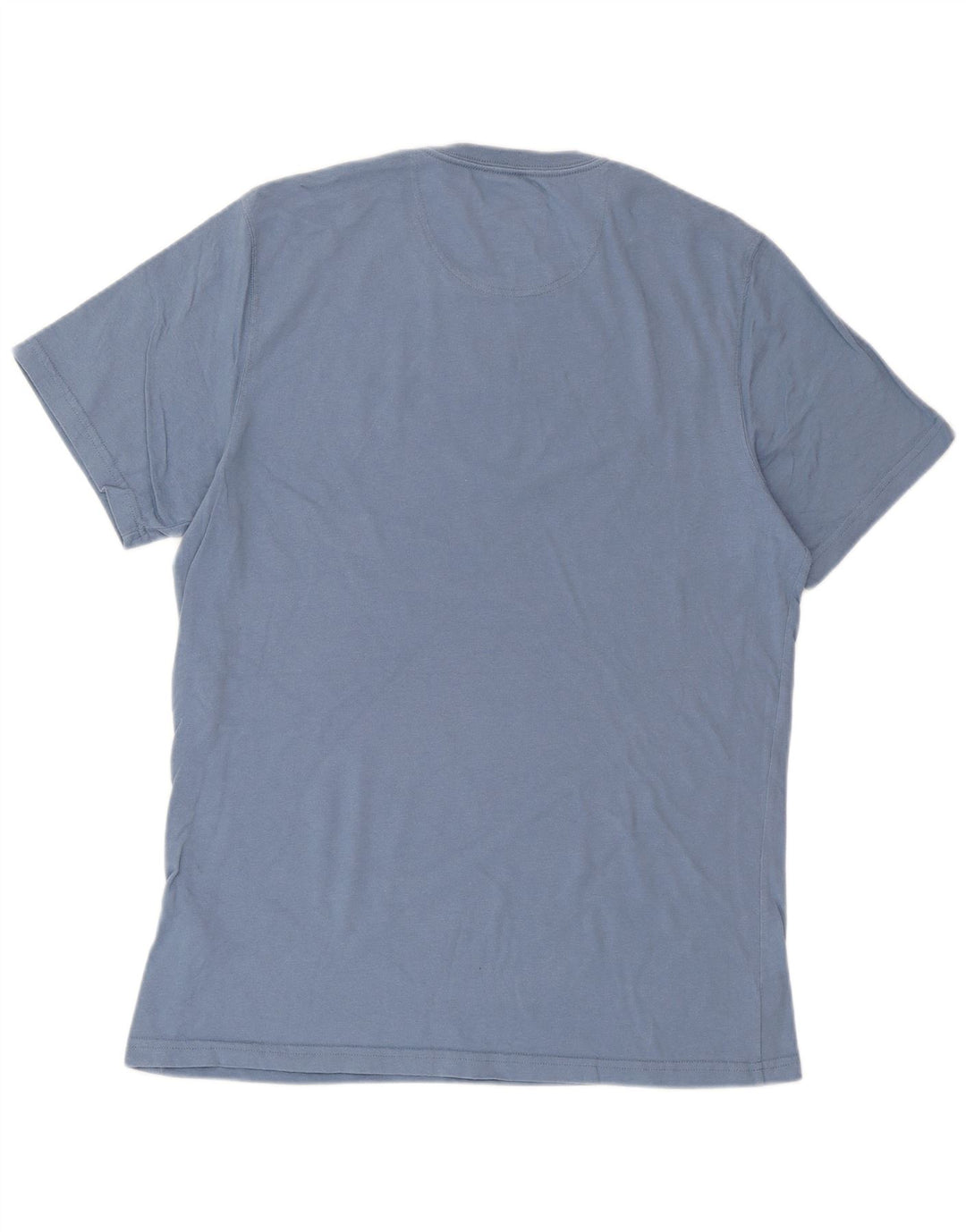 T-shirt męski BARBOUR o dopasowanym kroju, bawełniany w kolorze średniego błękitu