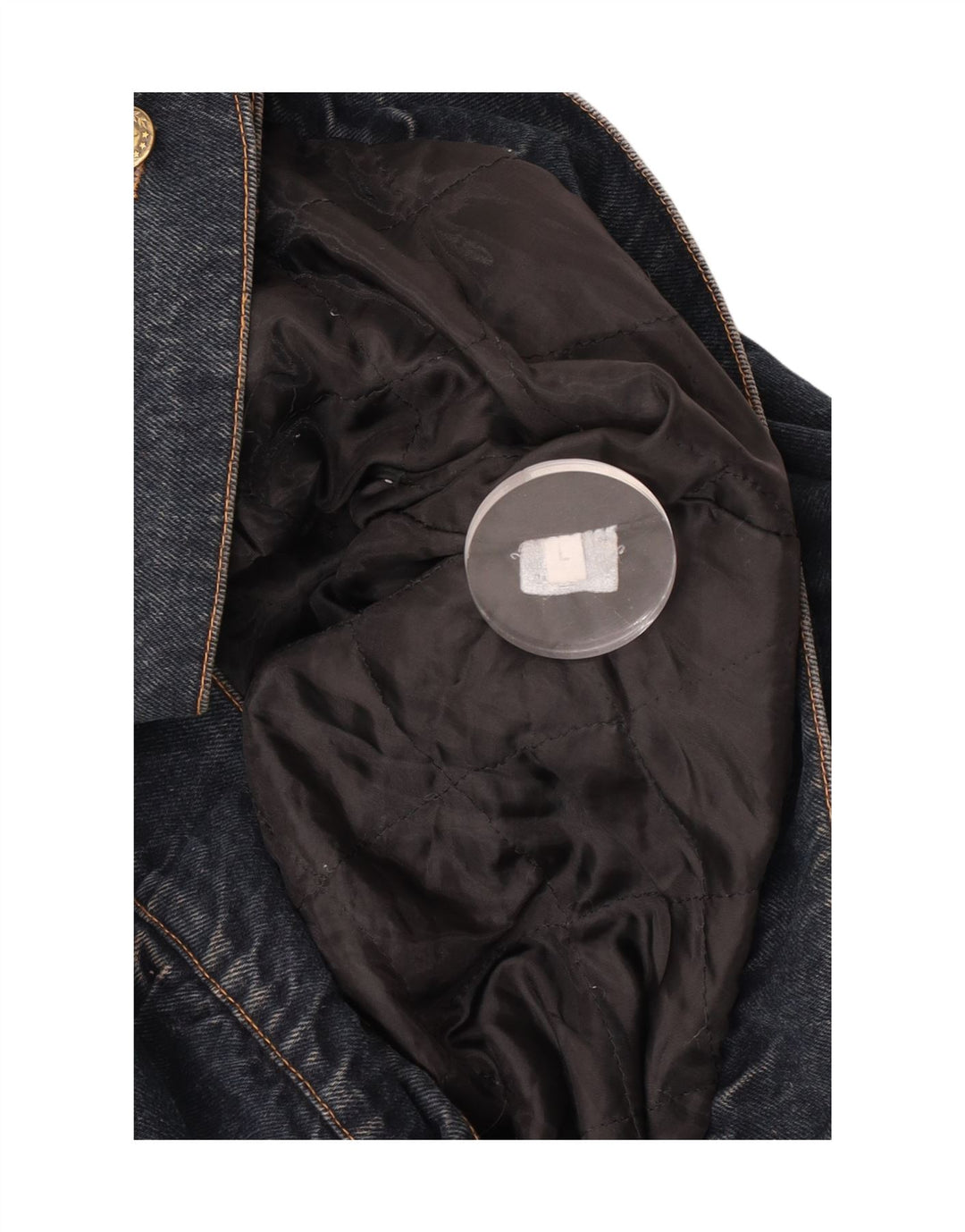 Damska kurtka dżinsowa Vintage UK 16, duża niebieska