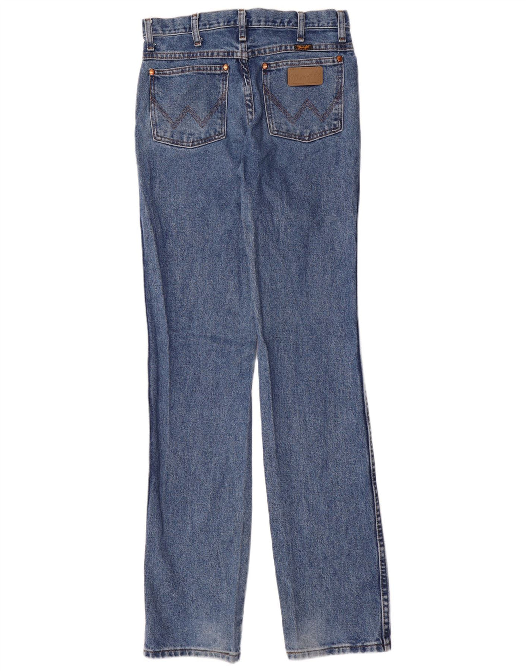 Damskie proste dżinsy Wrangler W29 L36 Niebieskie bawełniane