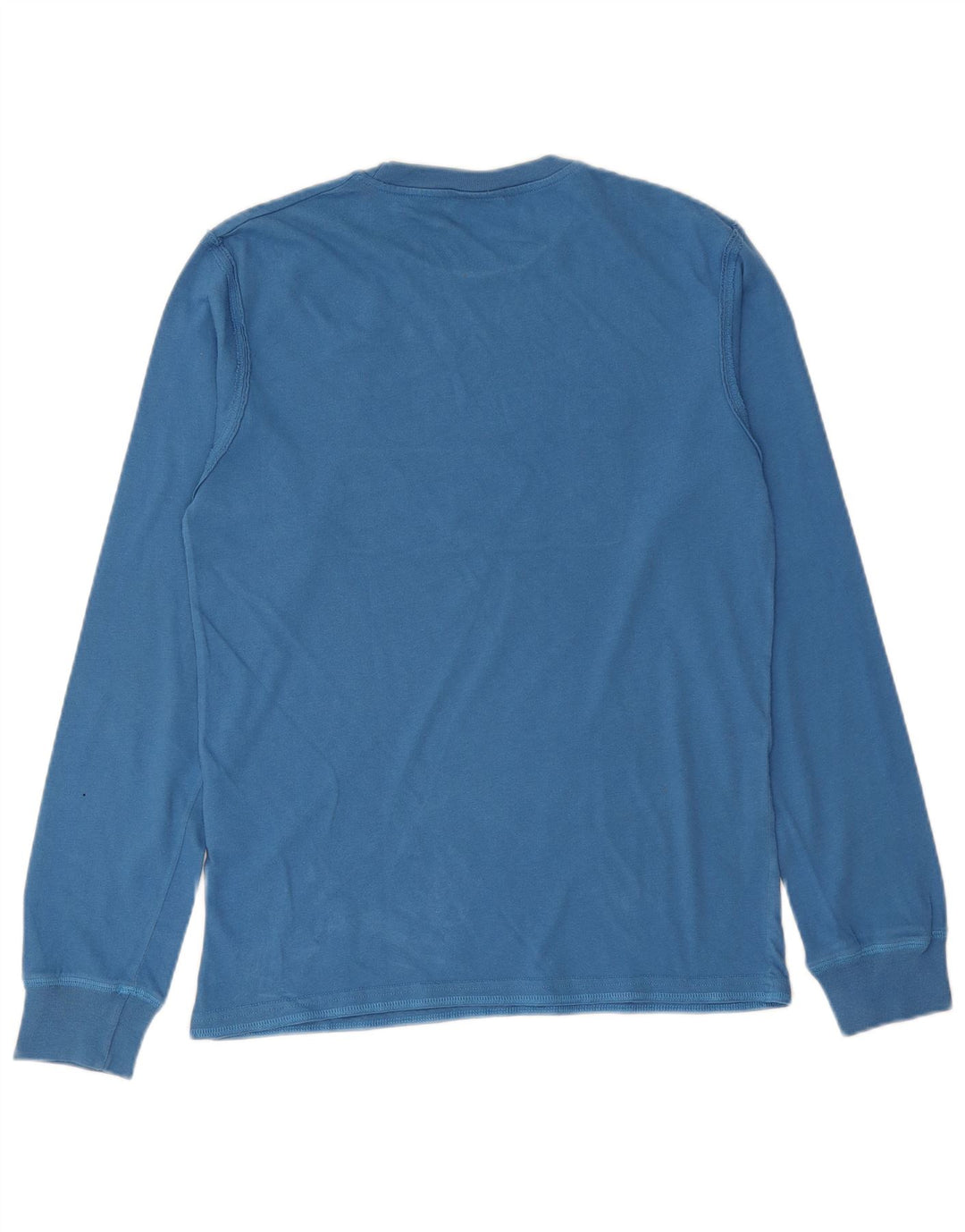 Męski graficzny top LEVI'S z długim rękawem, średnioniebieski, bawełniany