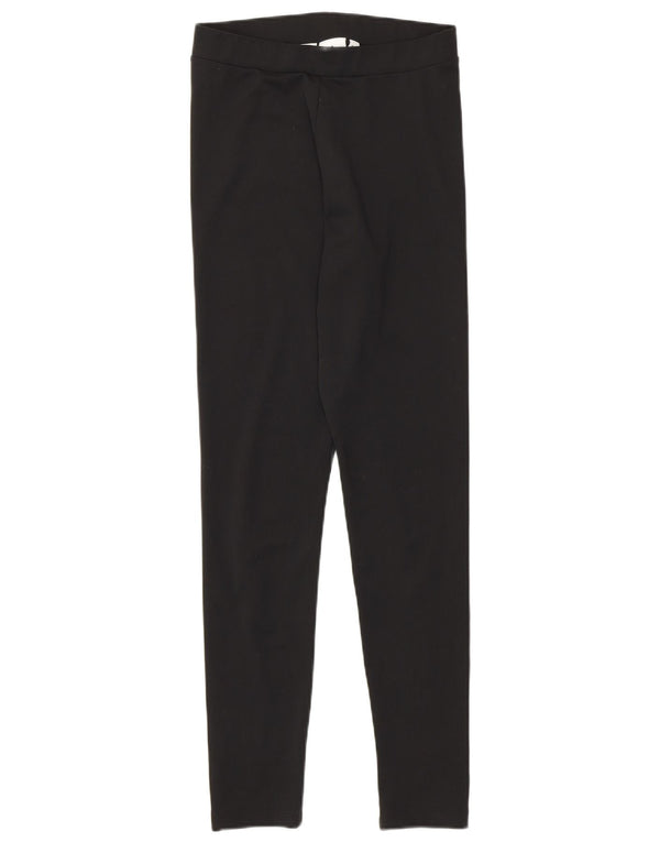Legginsy damskie Adidas UK 10, małe, czarne, poliestrowe